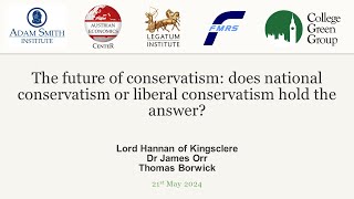 The Future of Conservatism Free Market Road Show  21st May 2024 [upl. by Anaiq]