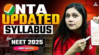 NEET 2025 Syllabus by NTA  NEET Syllabus 2025  List Of Deleted Topics  Biology  Garima Goel [upl. by Otilesoj]