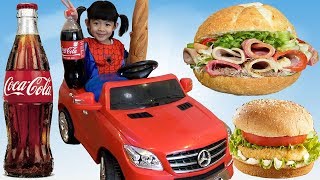 Bé Tập Nấu Ăn – Anan Làm Món Bánh Mì Trứng ❤ AnAn ToysReview TV ❤ [upl. by Nibbs]