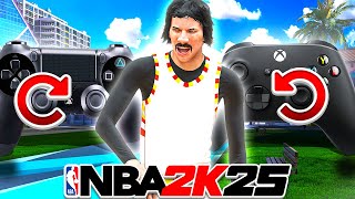 BEST DRIBBLE TUTORIAL WITH COMBOS AND HANDCAM FOR NBA 2K25 BEST DRIBBLE MOVES [upl. by Eilegna]