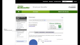 Change your Fidelity 401k Contribution Amount 2013 [upl. by Summers]