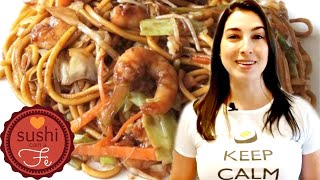 YAKISOBA INCRÍVEL  Como Fazer Sushi  Com a Fê [upl. by Halimeda]