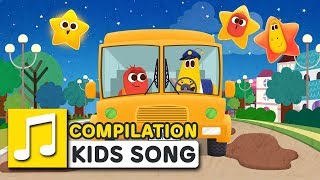 TWINKLE TWINKLE LITTLE STAR AND FINGER FAMILY  6MIN  LARVA KIDS  BEST SONGS FOR KIDS [upl. by Aer]