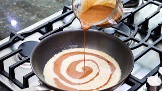 Receta de Crepas con Chocolate😋 ¡Una Delicia para Compartir 👨‍👩‍👧‍👧🤭 [upl. by Rundgren]