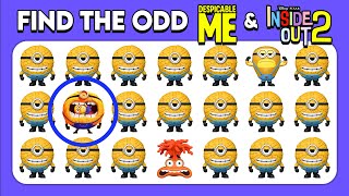 Find the ODD One Out  Inside Out 2 amp Despicable Me 4 Edition  Moca Quiz [upl. by Felizio]