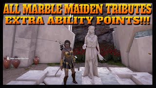 Assassins Creed Odyssey Fate of Atlantis  All Marble Maiden Tribute Locations  Blasphemer [upl. by Dailey]