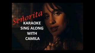 Señorita  Karaoke Duet With Camila Cabello [upl. by Odnesor]