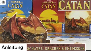 Catan® Schätze Drachen und Entdecker  Anleitung Szenarien 14 [upl. by Yunfei]