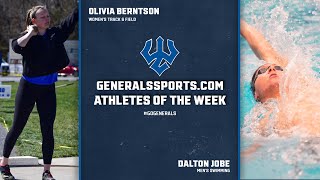 Generalssportscom Athletes of the Week 32724 [upl. by Nnail455]