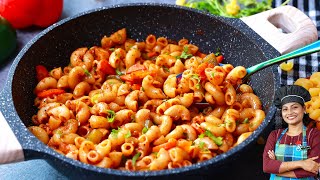 എത്രവേണേലും കഴിച്ചുപോകും Quick amp Delicious Macaroni Pasta Recipe Indian Style Masala Macaroni [upl. by Aiekam]