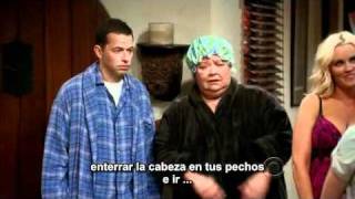 Two and a half men Walden con Courtney Ex de Charlie Sub en español [upl. by Akierdna73]