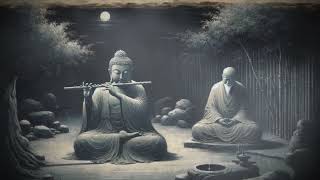 Silent Harmony  Buddha and Monk in Bamboo Garden [upl. by Urbannai]