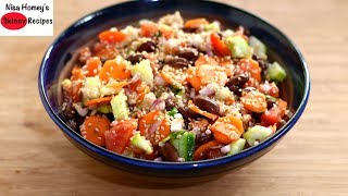 Healthy Quinoa Salad Recipe For Weight Loss  Dinner Recipes  Skinny Recipes To Lose Weight Fast [upl. by Poree191]