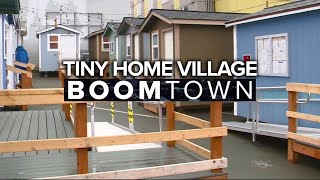 Seattles tiny home villages pose as a potential solution to Spokanes homeless crisis [upl. by Dorsman]