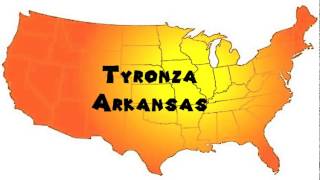 How to Say or Pronounce USA Cities — Tyronza Arkansas [upl. by Aznerol]