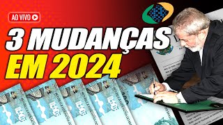 VITÓRIA dos Aposentados INSS 3 mudanças BOAS em 2024 NOVOS PAGAMENTOS [upl. by Gaby]