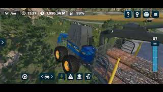 new tree loding mission video64 bit games fs23 [upl. by Kcirre]