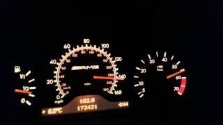 W210 E55 AMG acceleration [upl. by Beutler]