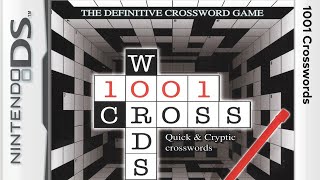 1001 Crosswords  Nintendo DS Longplay [upl. by Lemyt]