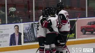 GOJHL  Brantford Bandits vs Cambridge RedHawks [upl. by Holmann40]