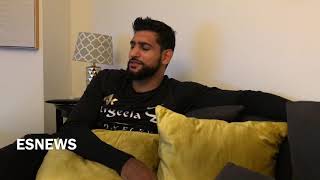 Amir Khan on Mikey Garcia vs Errol Spence  esnews [upl. by Ibor]