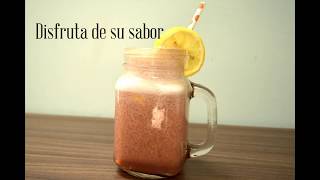 Receta Fácil naranja y tisana Frappé [upl. by Nnylimaj283]