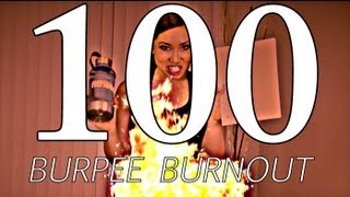 The 100 Burpee Burnout  POP Cardio [upl. by Adnamma]