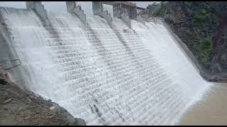 Ogee spillway overflow [upl. by Wun]