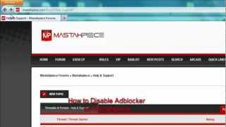 How to disable Adblock [upl. by Borroff]