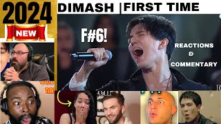 DIMASH  First Time Reactions  2024  Reactions and Comments Mashup [upl. by Warner]