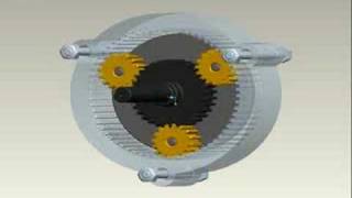 Planetary Gearbox Animation [upl. by Narok366]