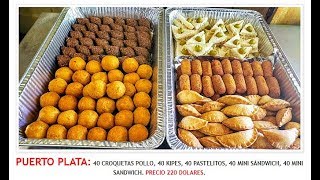 Picaderas y bocadillos para fiestas en New York [upl. by Aidnahs]