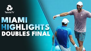 GonzalezRogerVasselin Take On KrajicekMahut For The Doubles Title  Miami 2023 Highlights [upl. by Retxab541]