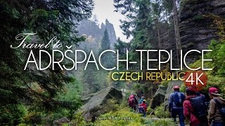 Travel to AdršpachTeplice Rocks Czech Republic in 4K [upl. by Frankhouse]