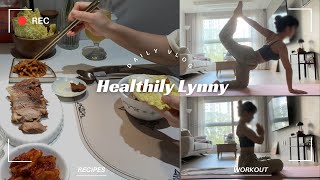 🌱Healthy Daily Life  Pescovegetarian wife’s diet with meatloving husband and practicing Yoga [upl. by Sissy534]