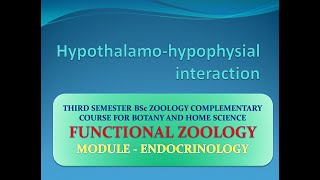 Hypothalamohypophysial axis Hormones of Adenohypophysis and Neurohypophysis [upl. by Ebner]