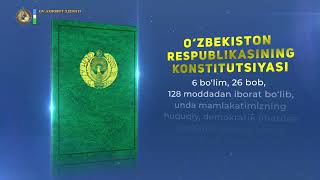 8dekabr — Oʻzbekiston Respublikasi Konstitutsiyasi qabul qilingan kun [upl. by Nirtiak]