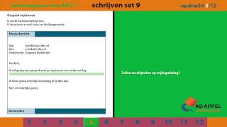 Staatsexamen B1  Examenopgaven Set 9 – Schrijven [upl. by Horodko152]