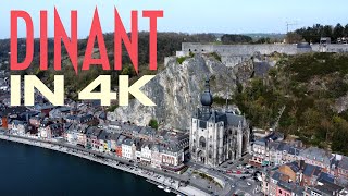 4K DRONE  Epic city of Dinant amp Citadelle de Namur Belgium [upl. by Archle486]