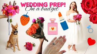 Preparing for our small wedding on a budget🍓 Dress diy flowers nails make up and more 🕊️ [upl. by Haden]