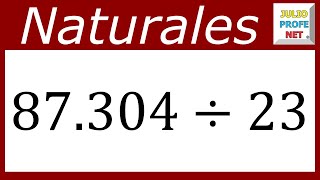 DIVISIÓN POR DOS CIFRAS  Ejercicio 2 [upl. by Navanod]