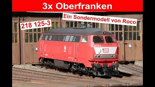 3x Oberfranken 90  218 125 Sondermodell von Roco [upl. by Silenay119]