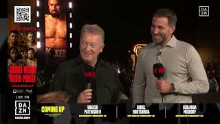 Eddie Hearn and Frank Warren Interviewed TOGETHER [upl. by Diamante]