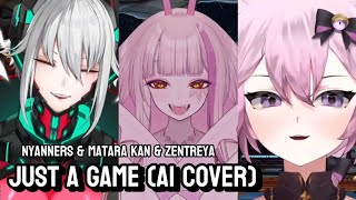 Nyanners amp Matara Kan amp Zentreya  Just a Game Christof Bachmeier AI Cover [upl. by Yziar]