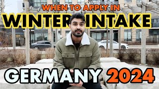 When and How to Apply for German Universities Admissions for Winter Intake 202425 [upl. by Darwen]