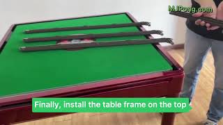 How to assemble automatic mahjong table [upl. by Mic]