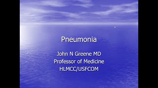 Pneumonia  John Greene MD [upl. by Borlow]