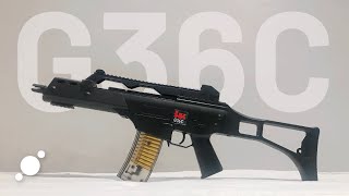 G36C Spring Type Airsoft Initial Review amp Unboxing  Lazada Heckler and Koch design [upl. by Gabey]