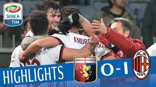 Genoa  Milan 01  Highlights  Giornata 28  Serie A TIM 201718 [upl. by Llert592]