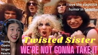 Young Opera Singer Reacts To Twisted Sister  Were Not Gonna Take It Extended Version [upl. by Sheri]